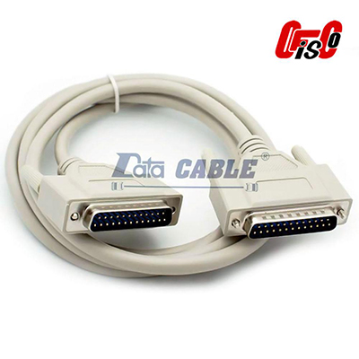 DB25 M/M Serial Cable Connector